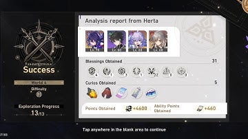 Honkai Star Rail Simulation Universe World 4 Difficulty 3 Hunt Path