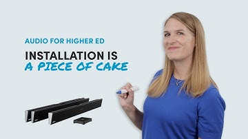 Easy installation for higher ed audio — one more advantage of the HDL pro series for larger spaces