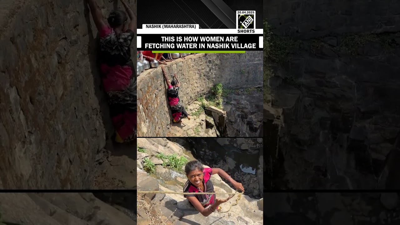 Scary! Women risk lives to fetch water from deep well as crisis grips Nashik’s Borichivari village