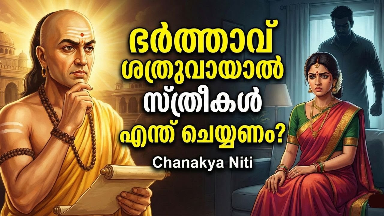 ഭർത്താവ് ശത്രുവായാൽ സ്ത്രീകൾ എന്ത് ചെയ്യണം? | Relationship Tips | Chanakya Niti Malayalam