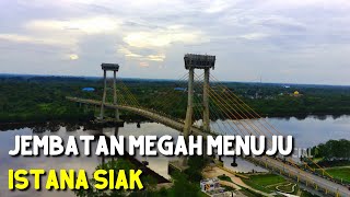 JEMBATAN MEGAH MENUJU ISTANA SIAK#wonderfulindonesia #jembatansiak