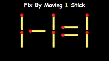 20 Difficult Matchstick Puzzles Only People with High IQ Can Solve