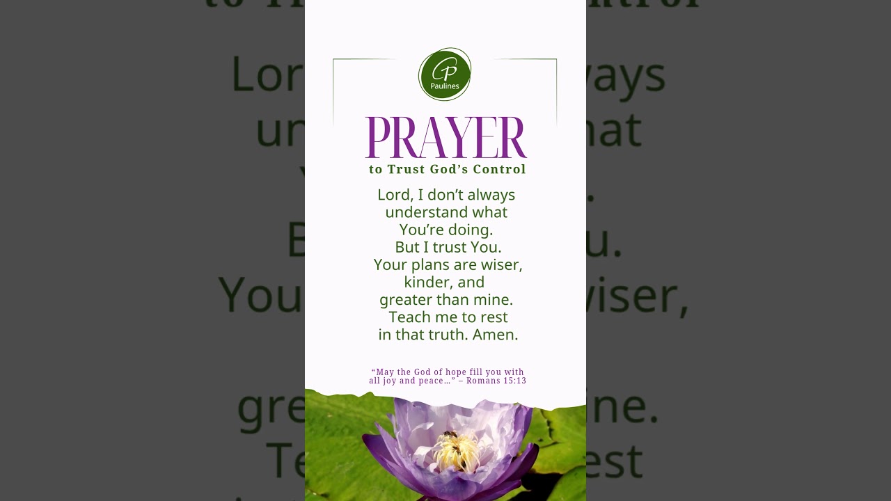 Even when it makes no sense, God’s ways are higher and better.