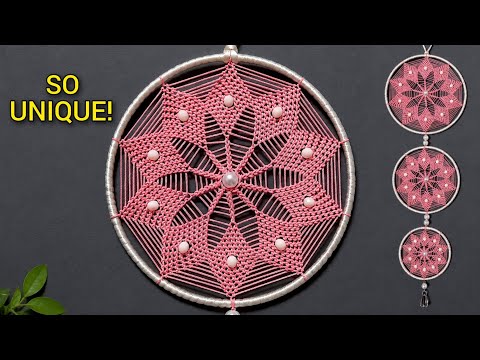 DIY Wall hanging | DIY Dreamcatcher tutorial step by step | آموزش ...