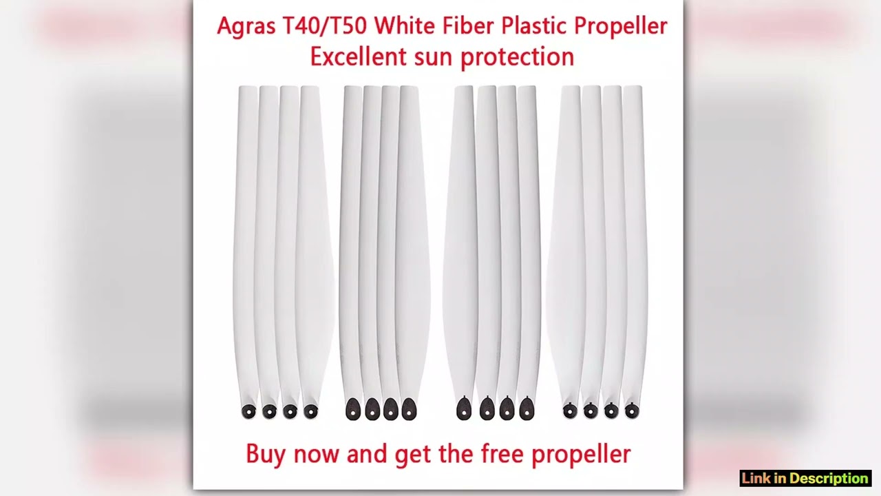 Copy Agras T20PT40T50 U5413 L5415 Carbon Fiber Plastic Mix White Propellers for DJI Agras Agricultu