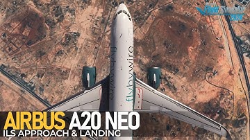 ILS-nadering en landingstutorial van Flybywire Airbus A320 Neo voor MSFS 2024 - Tutorial 4