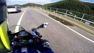 20141003 06' CBR600RR Movistar #36 Fall Season Riding 1/4