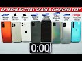 Galaxy S20 FE vs iPhone 12 Pro / 12 / S20+ / S10 Lite / Note 10 Lite /  A71 / Nord Battery Test