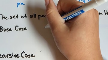 Recursive Definition of a Set: A Linguistic Example (Set Theory for Linguists 3)