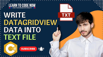 How to Save DataGridView Data to Text File in C# || C# Datagridview Tutorial 💥