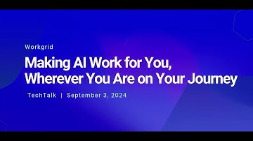 TechTalk Summits | Making AI Work for You