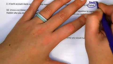 Algebra 1 Linear vs  Exponential Models Video