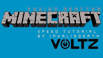 Voltz Speed Tutorial | How to build a Working Fusion Reactor