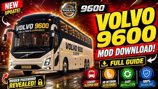 NEW Volvo 9600 Mod 😍 | Bus Simulator india Download Guide ft Shankar Singh Rajput.
