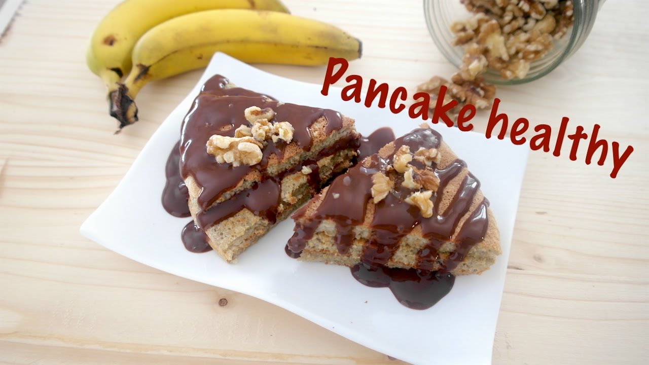 Pancake healthy banane et avoine facile YouTube