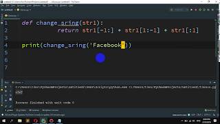 How to swap first and last letters a string in Python