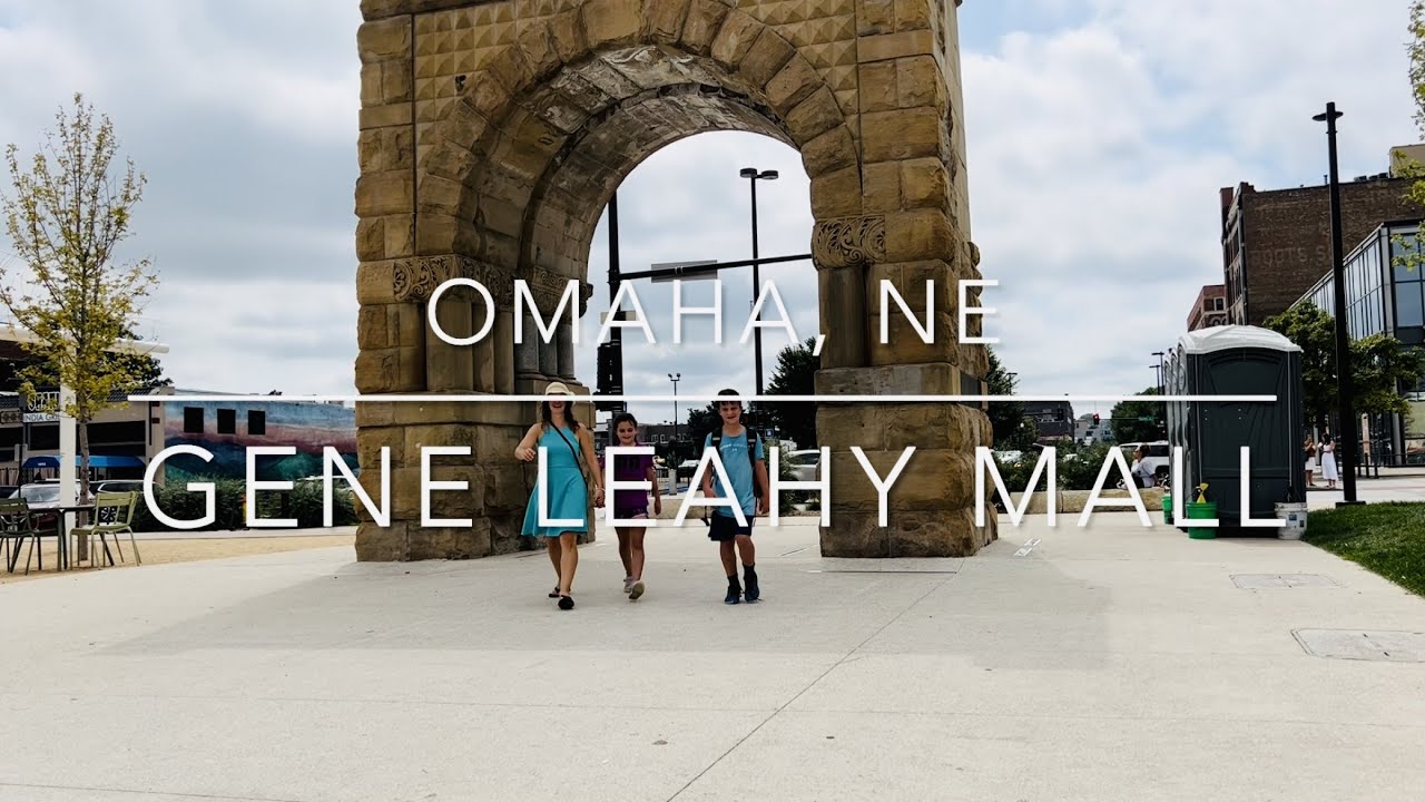 Gene Leahy Mall, Omaha, Nebraska with kids!