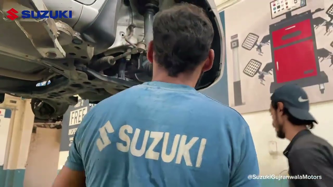 Get a glimpse into the Suzuki Gujranwala Motors service experience! 🚗👀