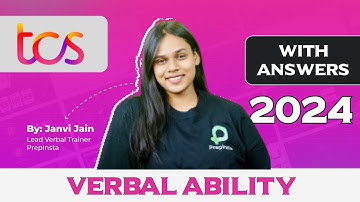 TCS NQT Verbal Ability Questions and Answers 2023 - 2024 Batch