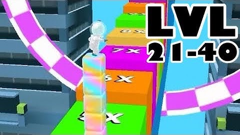 Cube Surfer - LVL 21-40 - Gameplay Walkthrough