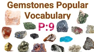 Gemstones Vocabulary in English with Picture |P:9|  popular Gemstone vocabulary video in English