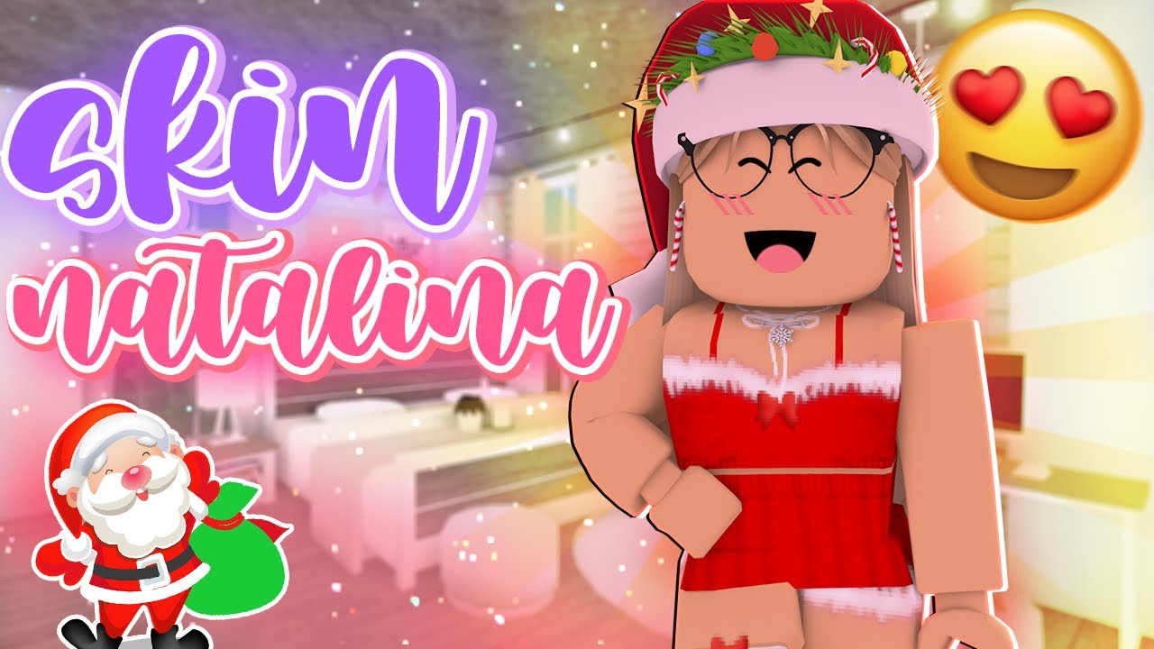 JOGANDO COM MINHA SKIN DE NATAL EM PRO SERVER!!!