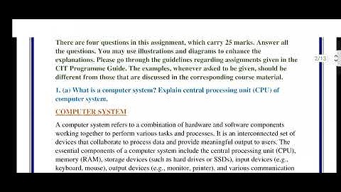 CIT 1 SOLVED ASSIGNMENT 2023-24 / IGNOU CIT 1 SOLVED ASSIGNMENT/ CIT  ASSIGNMENT/ WTSP :- 8228091239