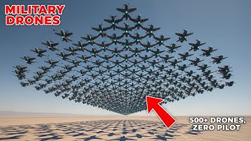 Military Drones in Formation – AI Swarm Tactics Explained | VeoDoc Arsenal Documentary