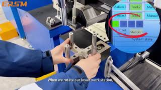 618-2E insertion machine/insert press 6ton 2 autofeed system and quickly change lower die.