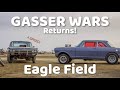 Oldsmobile F85 vs 1963 Chevy II Nova - Gasser Wars CONTINUES at Eagle Field!