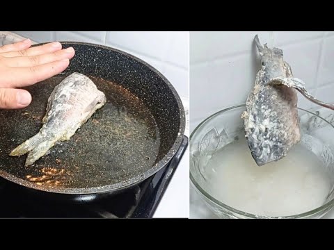 Как пожарить Рыбу на ВОДЕ 😱, Без Брызг и пригоревшего масла! Хрустящая жареная рыба на сковороде.