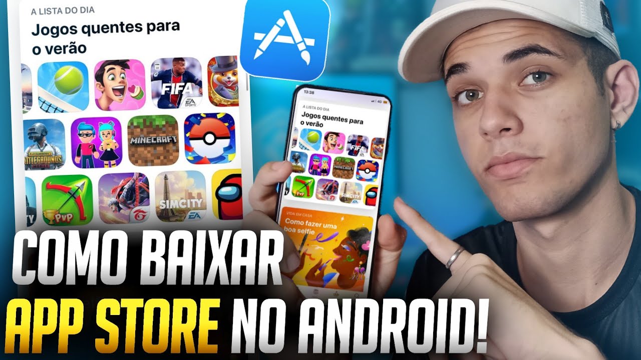 Uau🔥 COMO TER a APP STORE DO IPHONE (ios) NO ANDROID