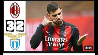 Ac Milan Vs Lazio 3-2 Extended Highlights & Goals 2020