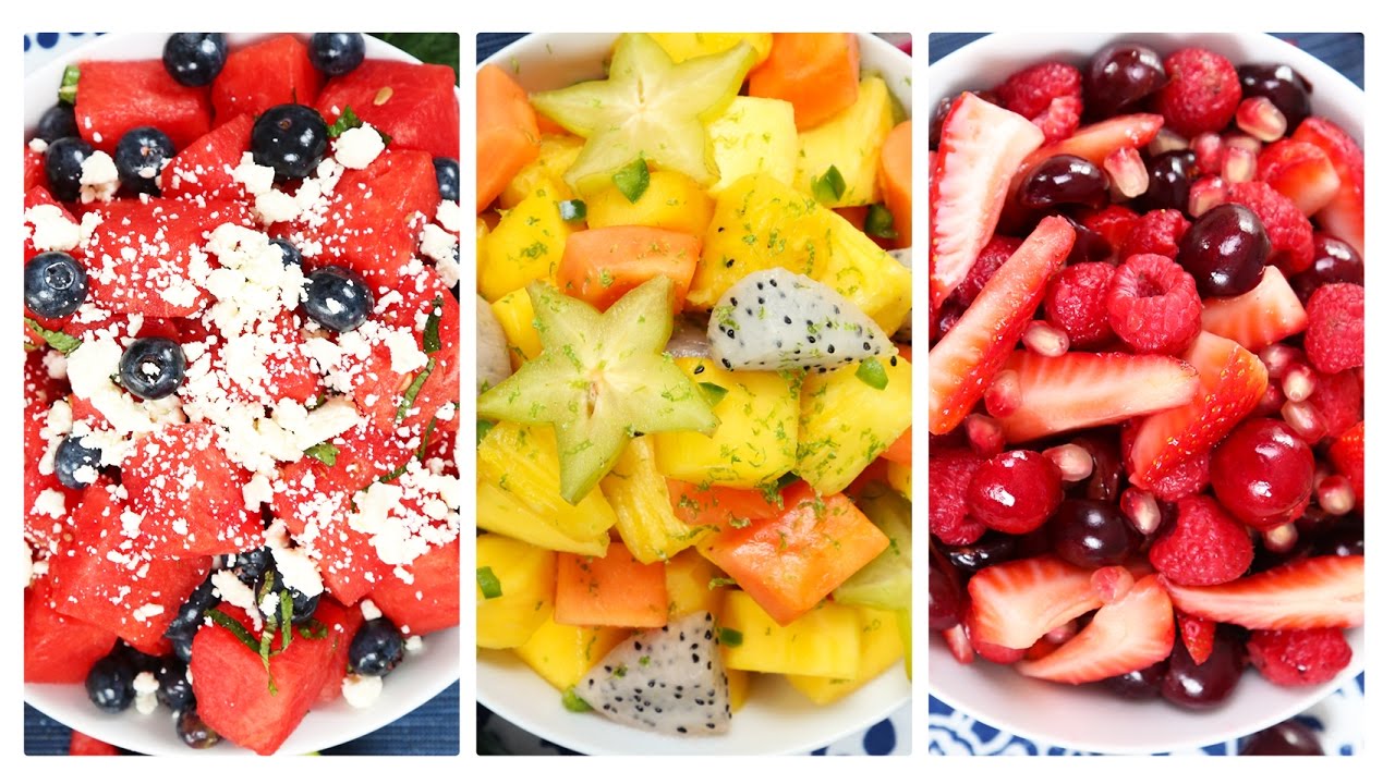 3 Healthy Fruit Salad Recipes! | The Domestic Geek