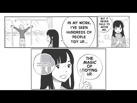 Book Trailer: The Life Changing Manga of Tidying Up by Marie Kondo