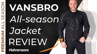 Halvarssons Vansbro - All-season laminate ventilated motorcycle jacket