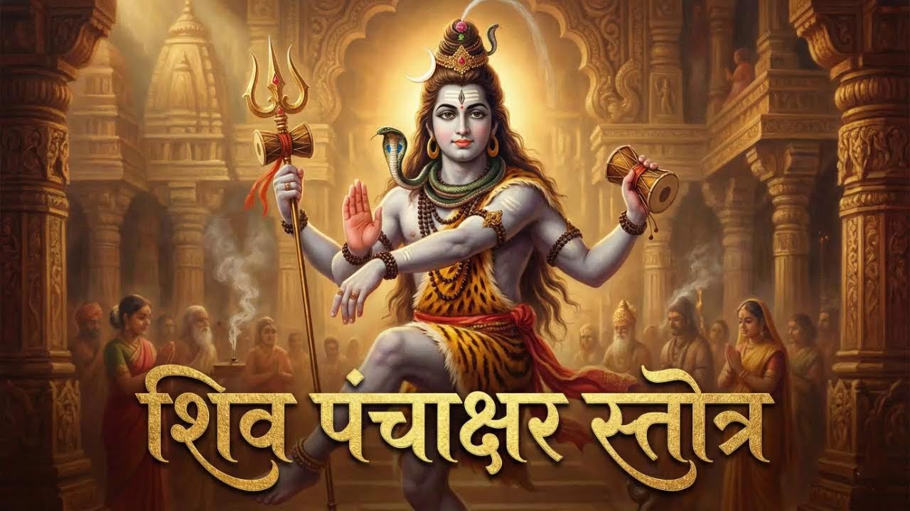 Live शिव पंचाक्षर स्तोत्र सम्पूर्ण पाठ | नागेन्द्रहाराय त्रिलोचनाय | Shiv Stuti