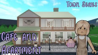 Bloxburg Town Series: Cafe & Apartment | Bloxburg Speed Build