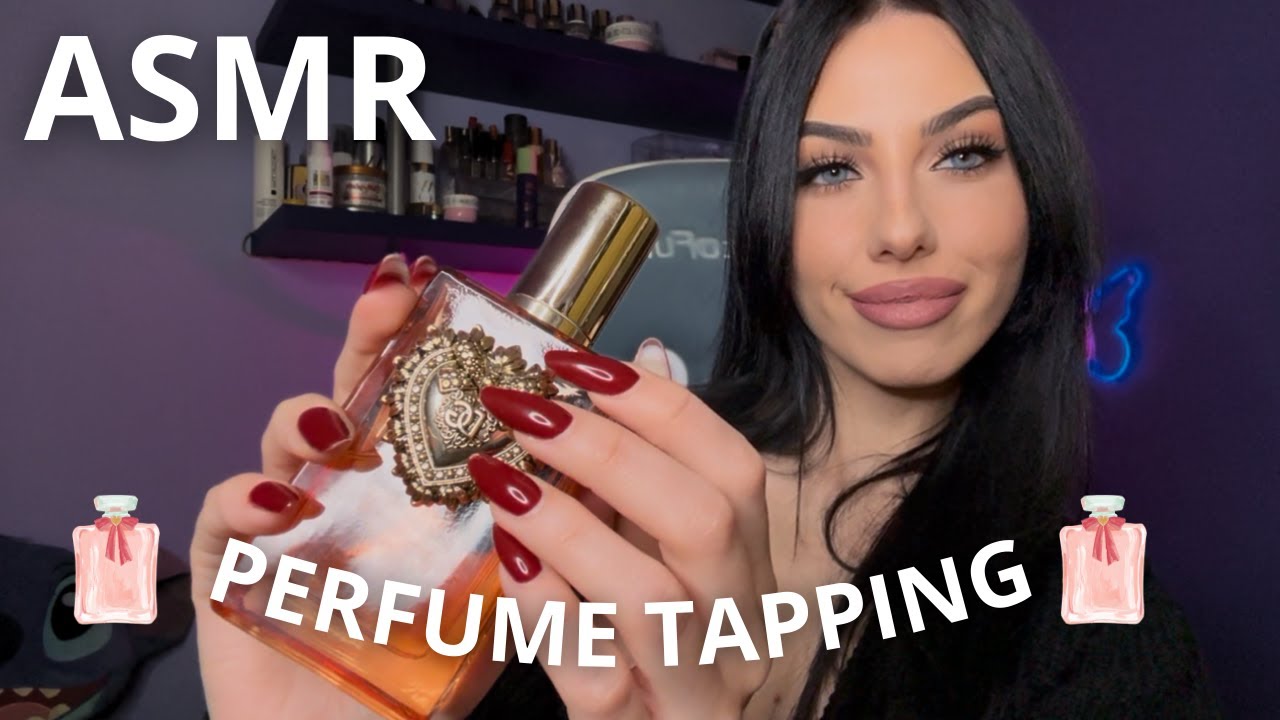 ASMR - Fast Tapping sulla mia collezione di Profumi, Glass Tapping and Lid sounds  (pt.1)