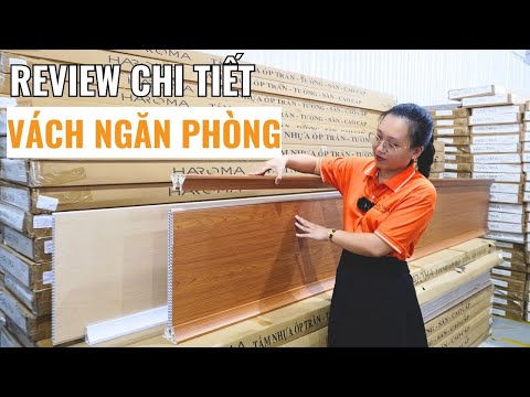 Review chi tiết vách ngăn phòng nhựa thay thế tường gạch tường thạch cao | Tổng Kho VLXD Haroma