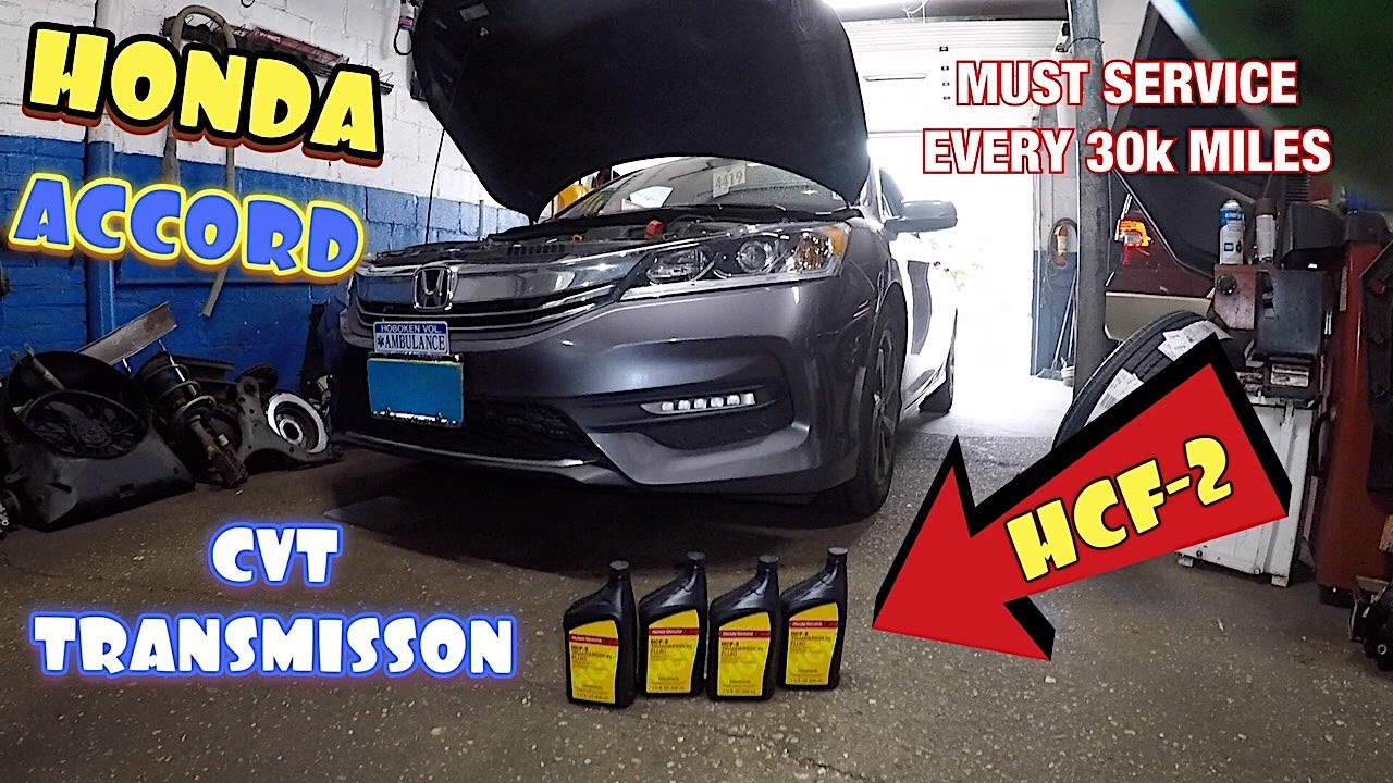 How to Flush Honda Accord CVT Fluid 2013 2017 - YouTube