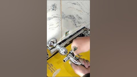 Brand new swan neck faucet installation !