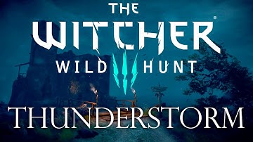 The Witcher 3 - Rain Ambience in Lornruk (ASMR, Thunder, Sounds of nature)