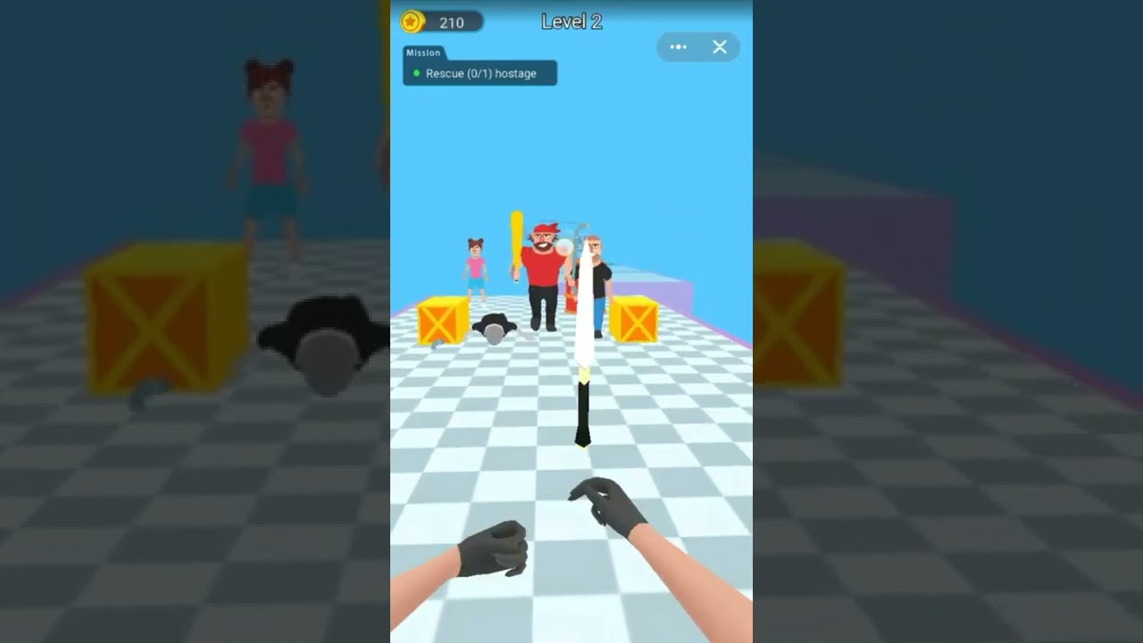 Hit master 3d gameplay in easy level #1