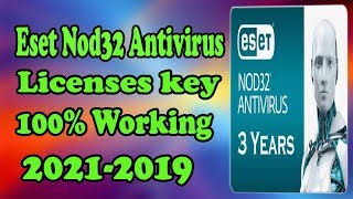 100% Working Eset Nod32 Antivirus Licenses Key 20212019 Eset Nod32 Internet Security.