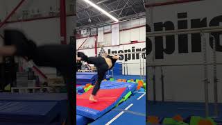 My First Backflip Kick, B-Twist And 900 Kick #shorts #martialarts #tricking
