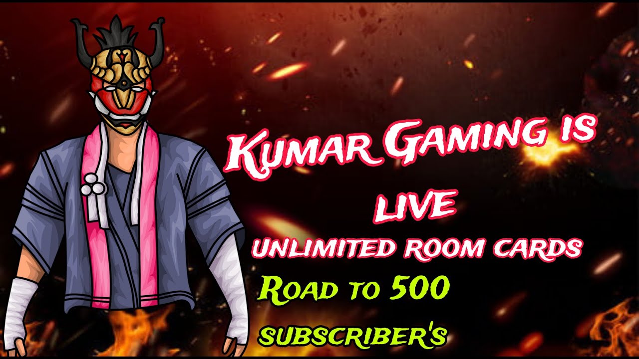 Telugu Free Fire MAX : Kumar Is Live Road 500 Subs 