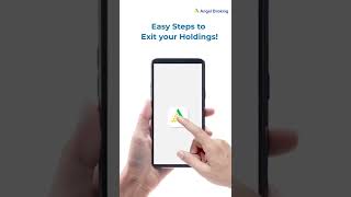 How to exit from stocks in angle broking app
