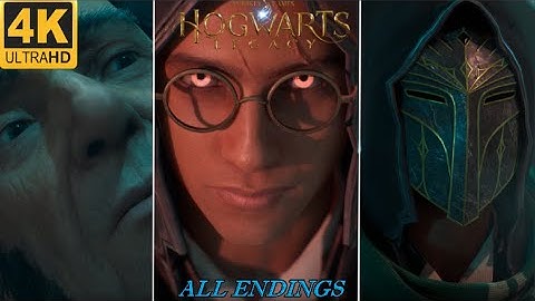 Hogwarts Legacy: ALL ENDINGS & SECRET ENDING (4K60FPS)