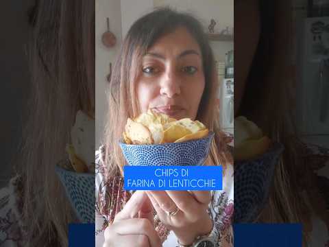 CHIPS DI FARINA DI LENTICCHIE (Ricetta vegana, senza glutine e senza lattosio)